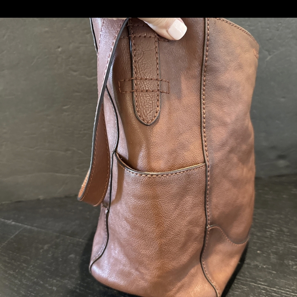 Frye Tan Leather Shoulder Bag - Picture 6 of 16
